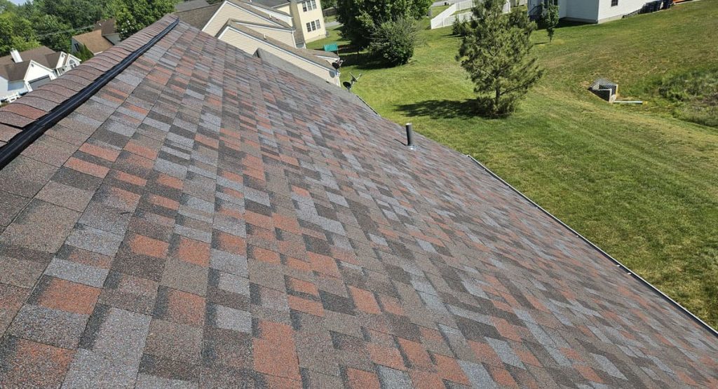 New Merlot colored roof in Smyrna, DE