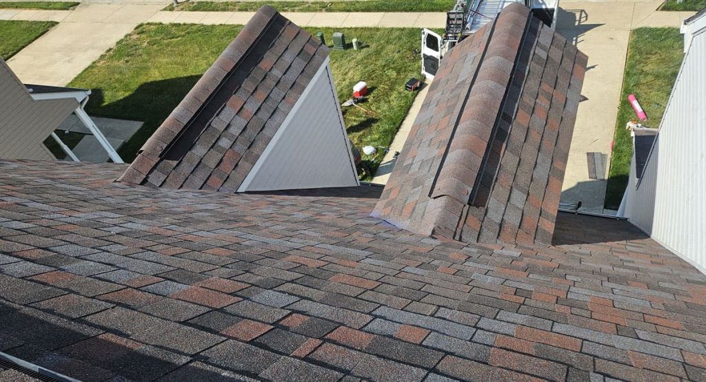 New Merlot colored roof in Smyrna, DE
