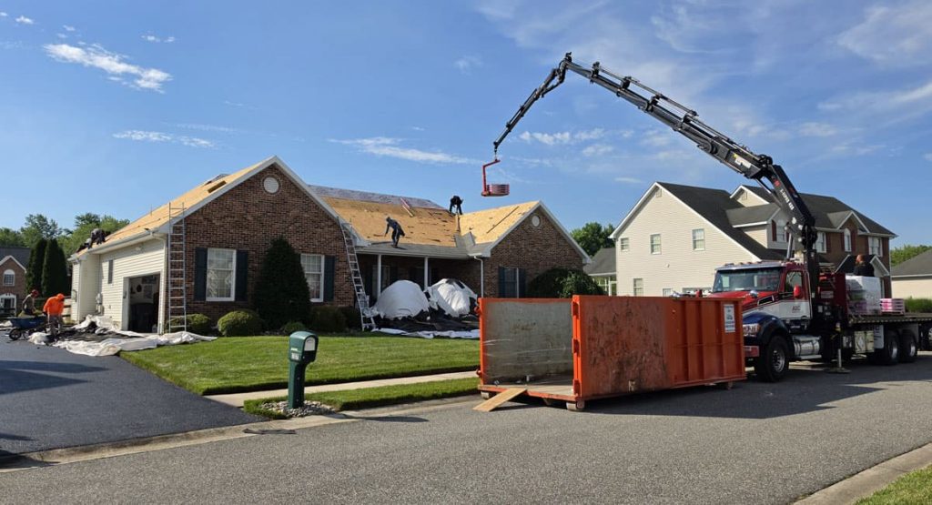 Installing new roof in Bear, DE