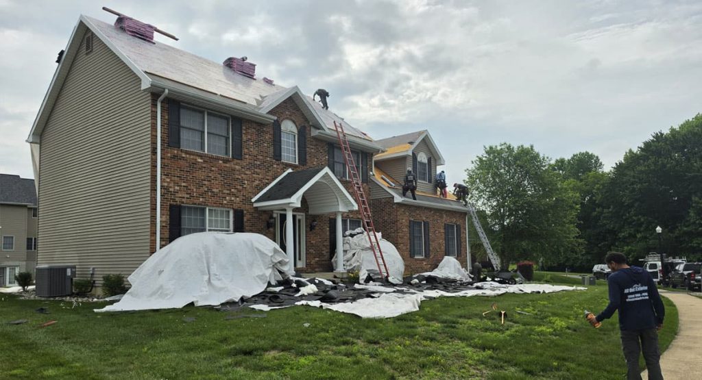 Installing new roof in Bear, DE