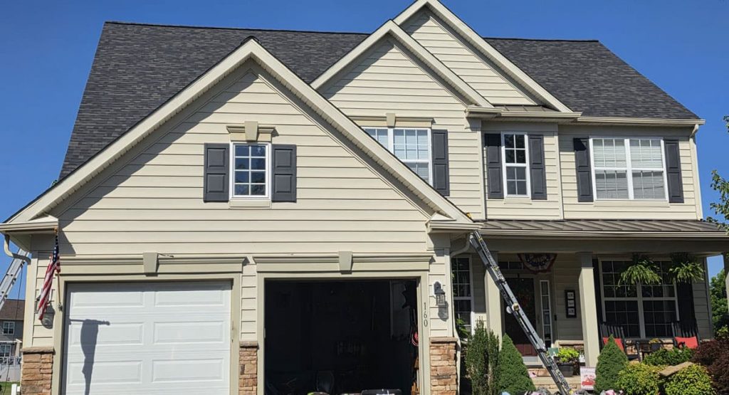 New Black Sable colored roof in Middletown, DE