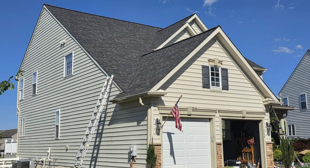 New Black Sable colored roof in Middletown, DE