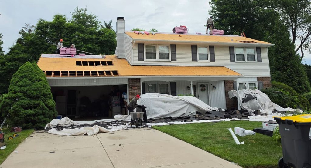 Installing new roof in Wilmington, DE