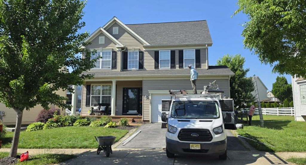 New Black Sable colored roof in Middletown, DE