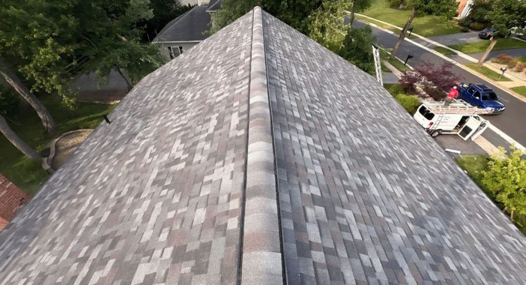 New Grey Tweed colored roof in Wilmington, DE