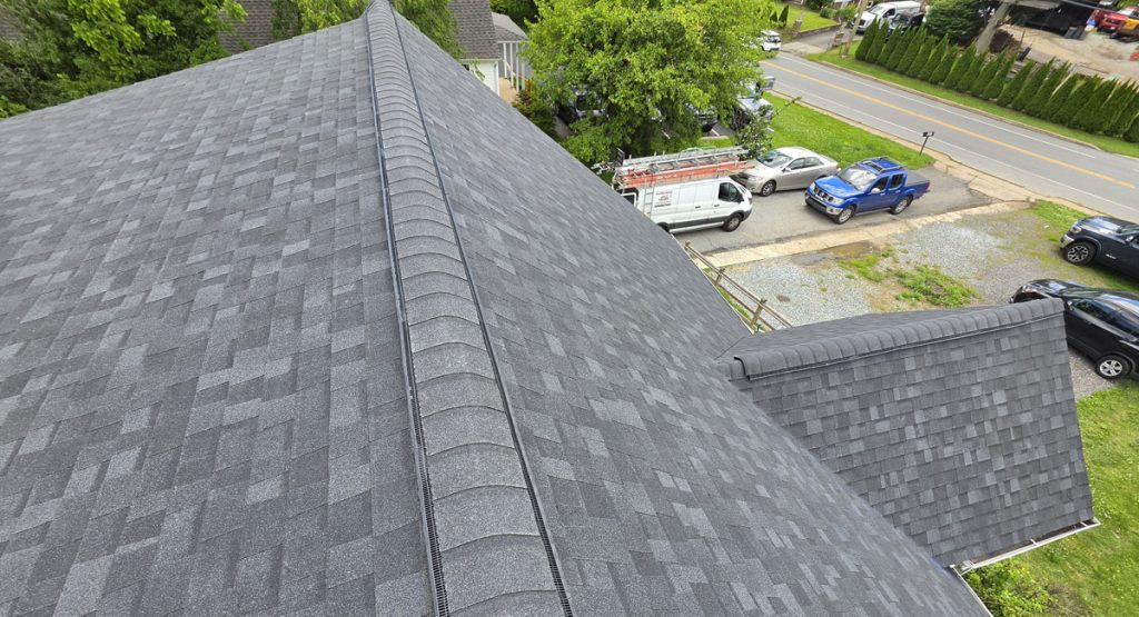 New Onyx Black colored roof in Chichester, PA