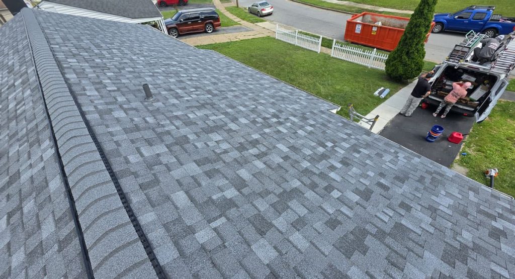 New Slatestone Gray colored roof in New Castle, DE