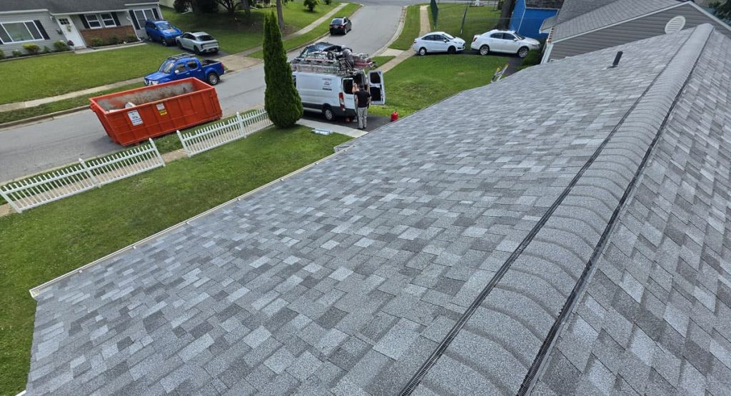 New Slatestone Gray colored roof in New Castle, DE