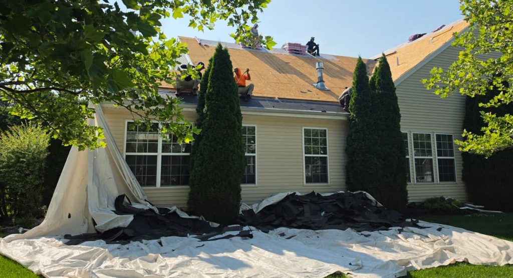 Installing new roof in Swedesboro, NJ