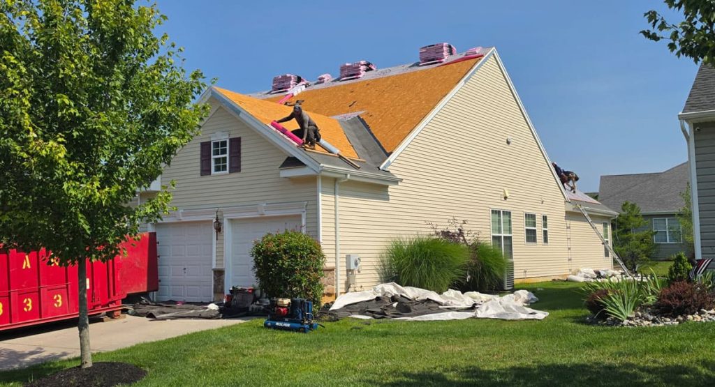 Installing new roof in Swedesboro, NJ