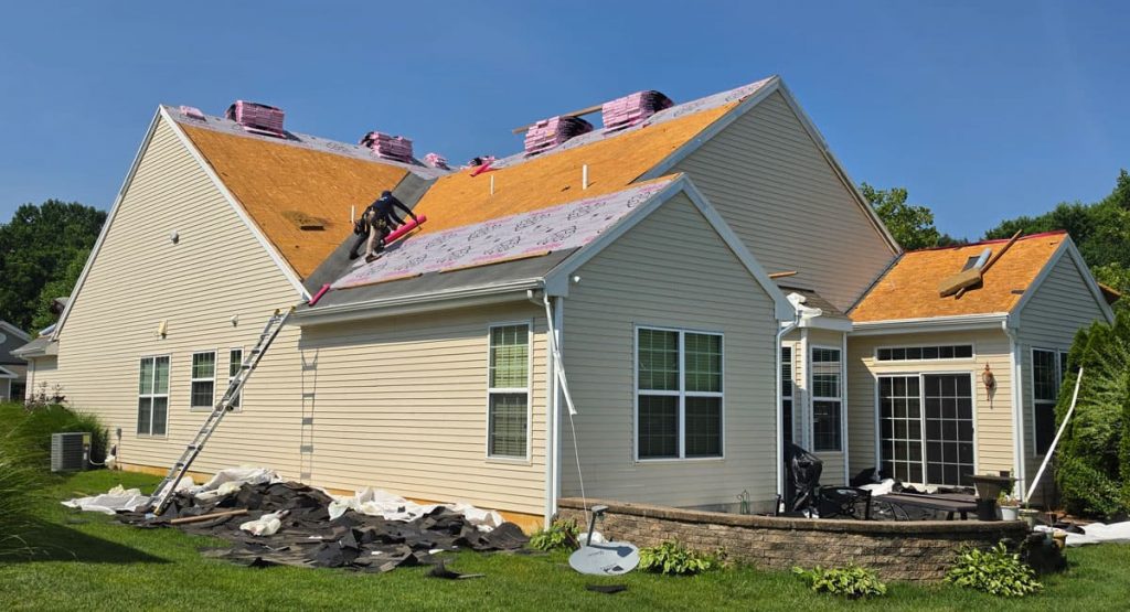 Installing new roof in Swedesboro, NJ