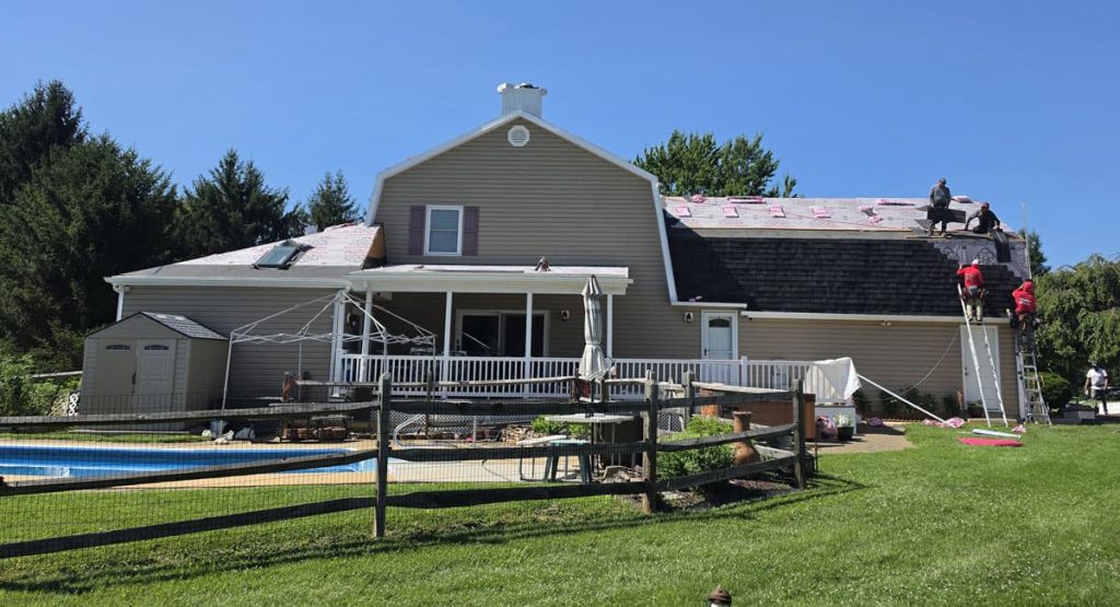 Installing new roof in Middletown, DE