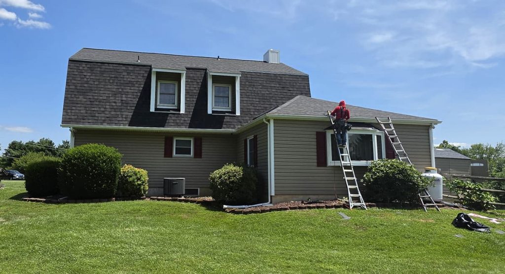 New Black Sable colored roof in Middletown, DE