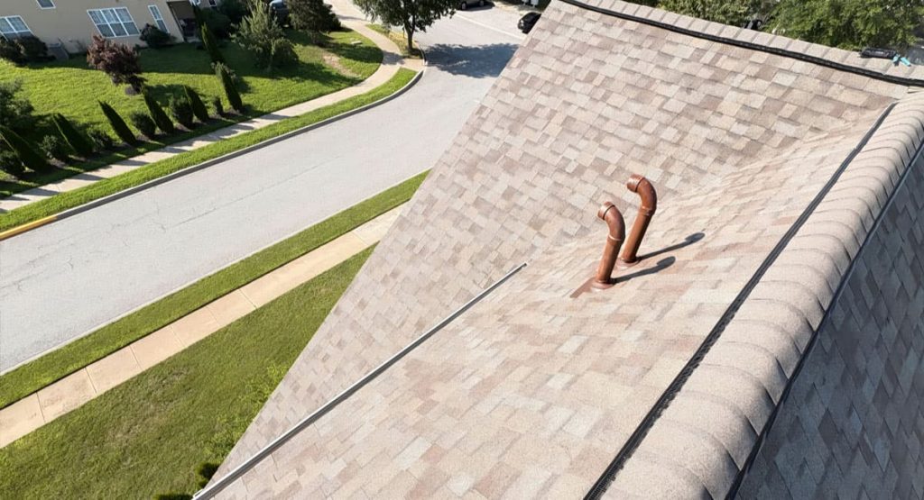 New Driftwood colored roof in Middletown, DE