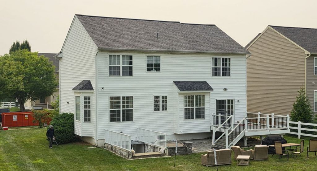 New Midnight Plum colored roof in Middletown, DE
