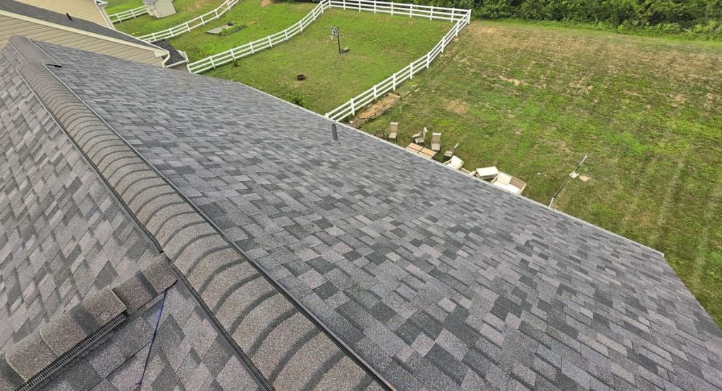 New Midnight Plum colored roof in Middletown, DE
