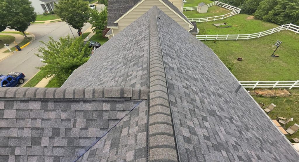 New Midnight Plum colored roof in Middletown, DE