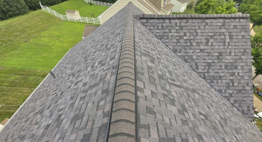 New Midnight Plum colored roof in Middletown, DE