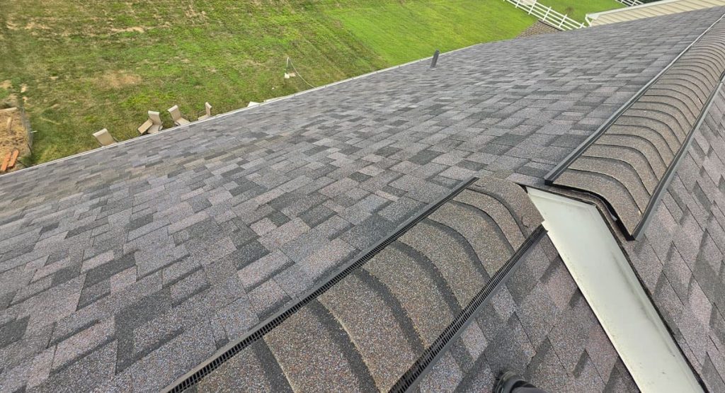 New Midnight Plum colored roof in Middletown, DE