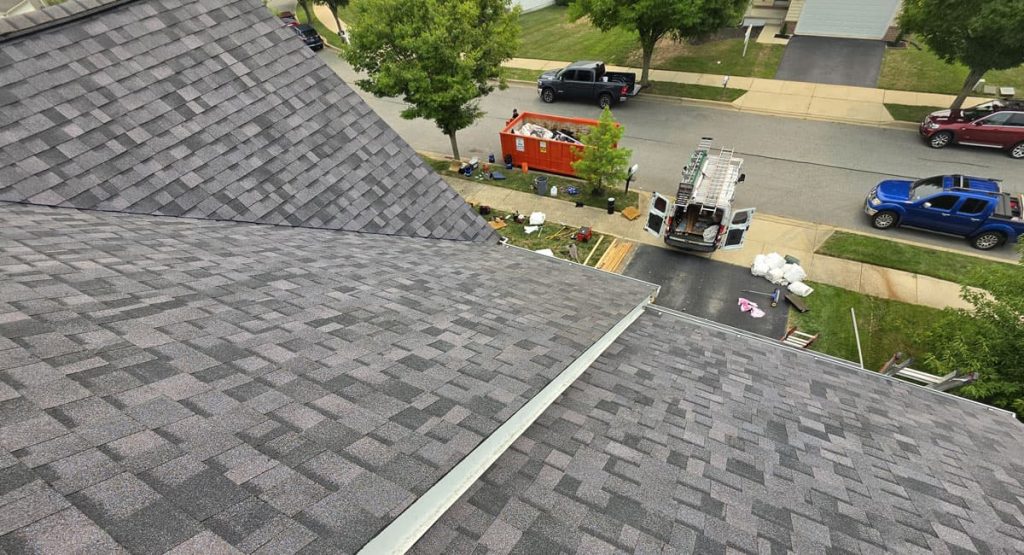 New Midnight Plum colored roof in Middletown, DE