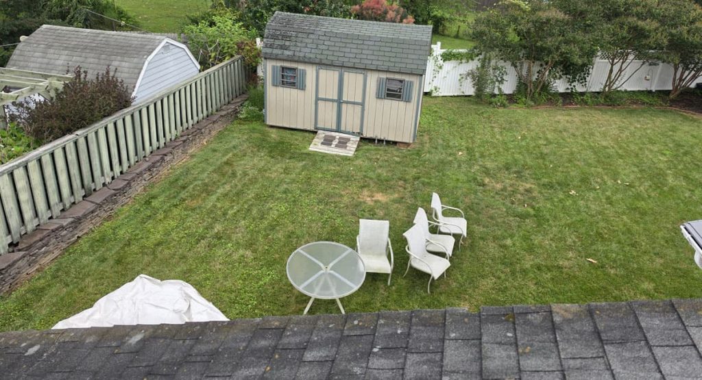 Tearing off the old roof in Wilmington, DE