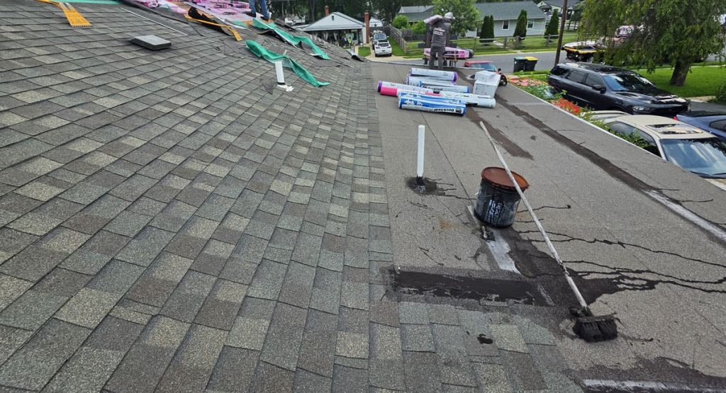 New Summer Harvest colored roof in New Castle, DE