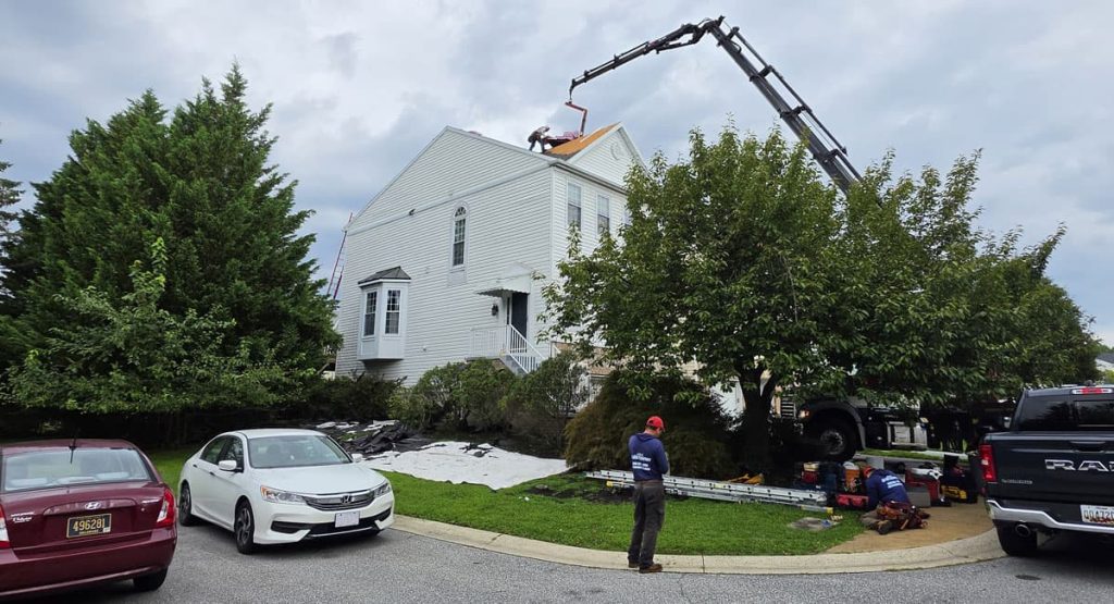 Installing new roof in Wilmington, DE