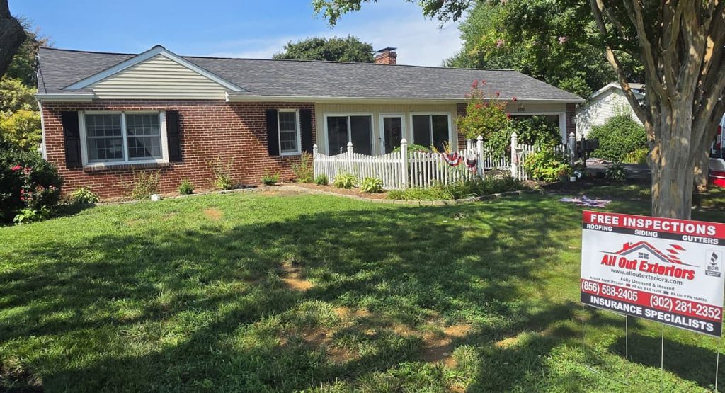 New Black Sable colored roof in Middletown, DE