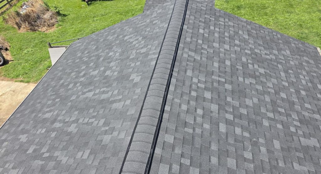 new Onyx Black colored roof in Middletown, DE
