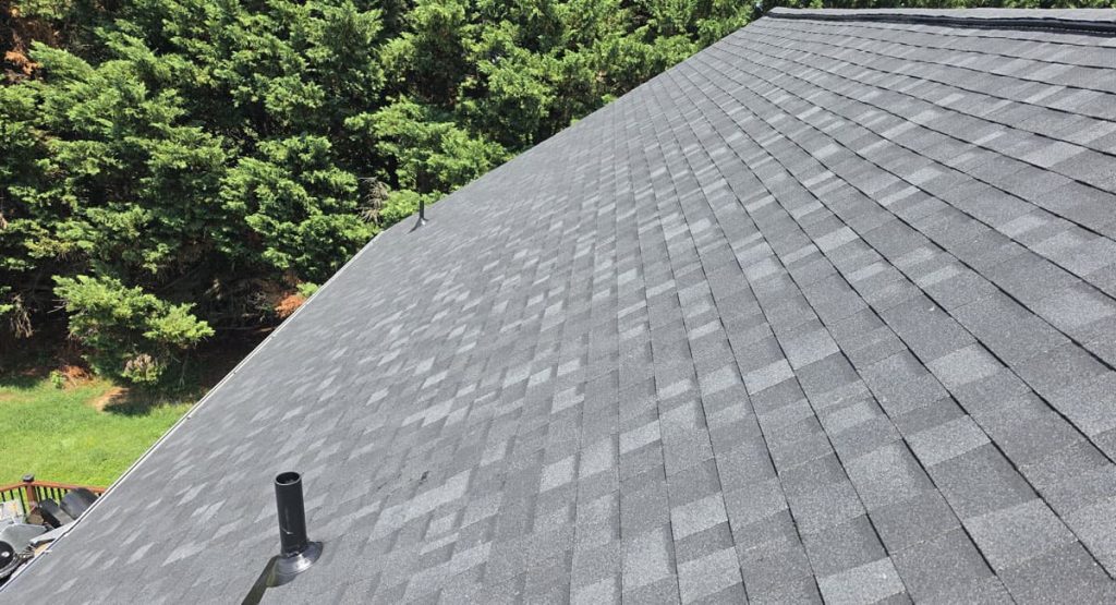 new Onyx Black colored roof in Middletown, DE