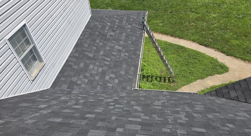 new Onyx Black colored roof in Middletown, DE