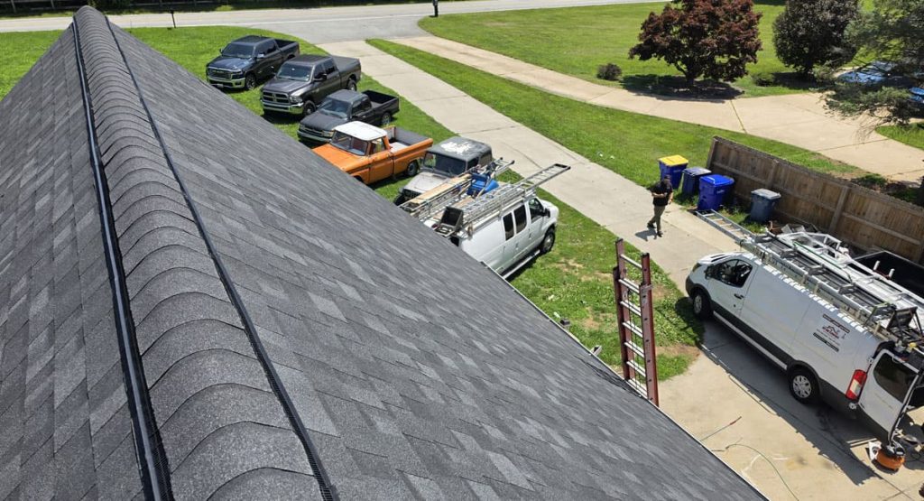 new Onyx Black colored roof in Middletown, DE