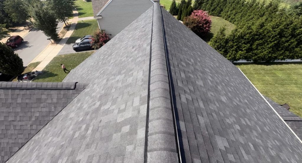 New Onyx Black colored roof in Middletown, DE