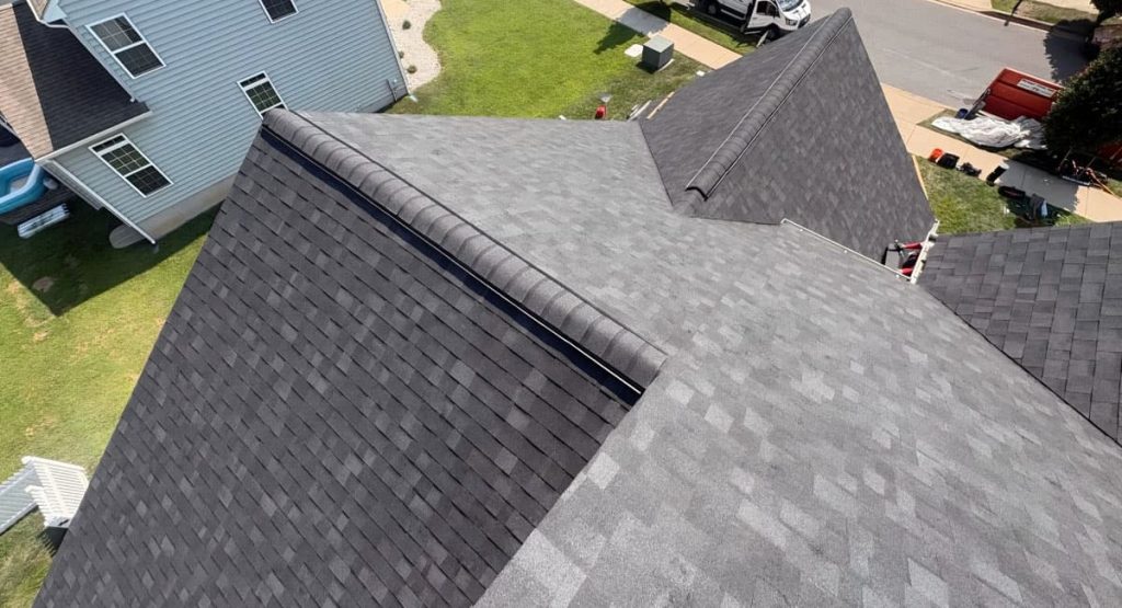 New Onyx Black colored roof in Middletown, DE