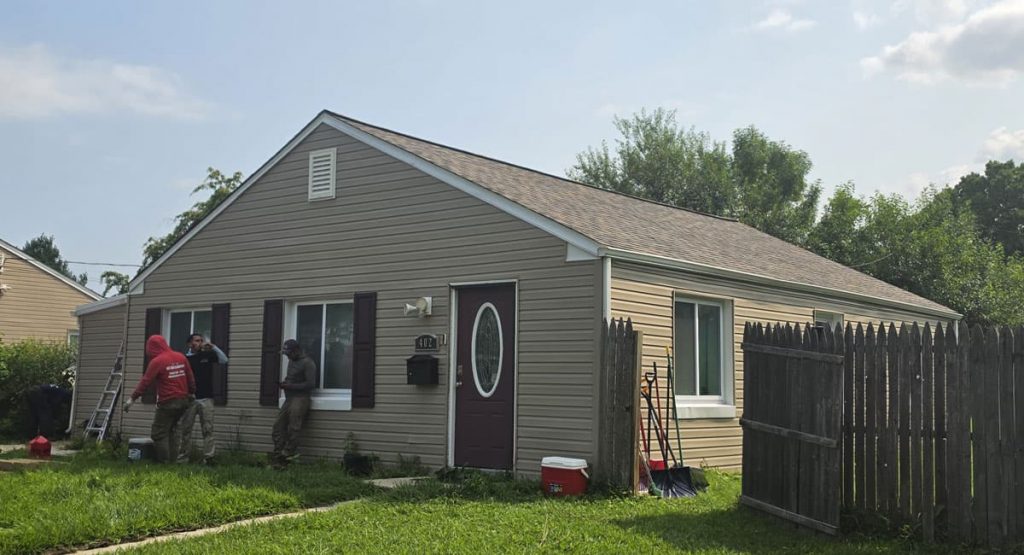 New Summer Harvest colored roof in New Castle, DE