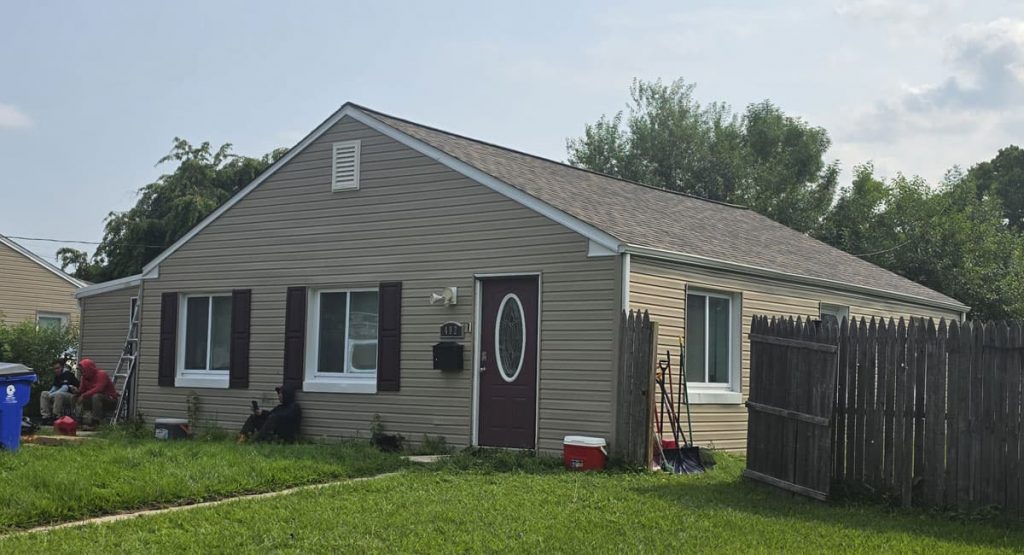 New Summer Harvest colored roof in New Castle, DE