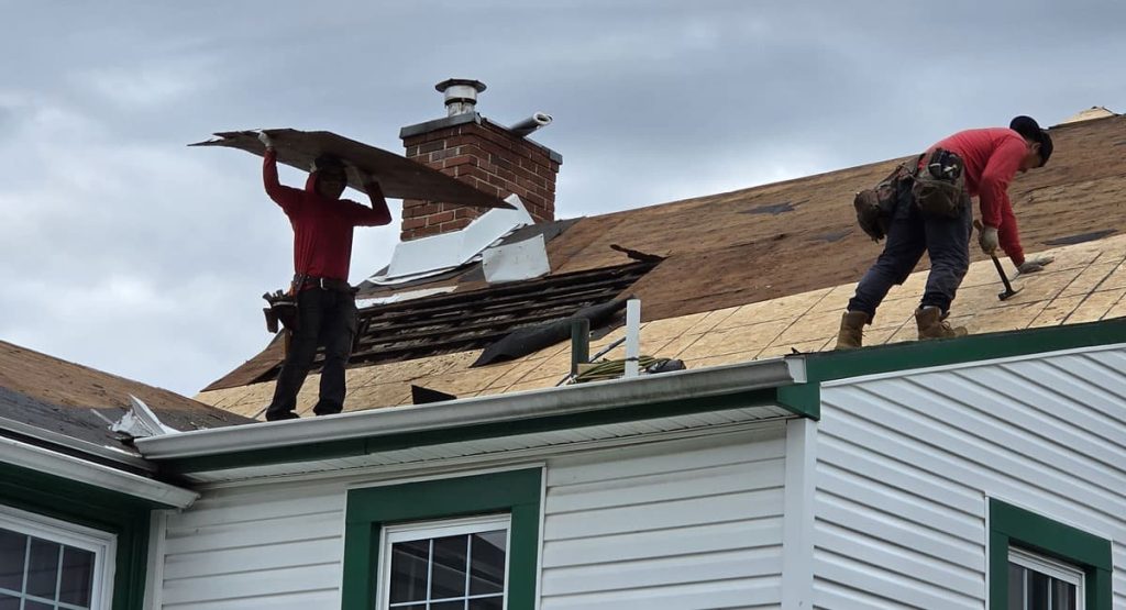 Fixing old roof in Marcus Hook, PA