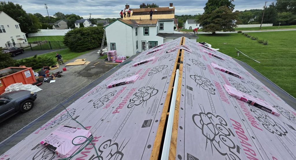 Fixing old roof in Marcus Hook, PA