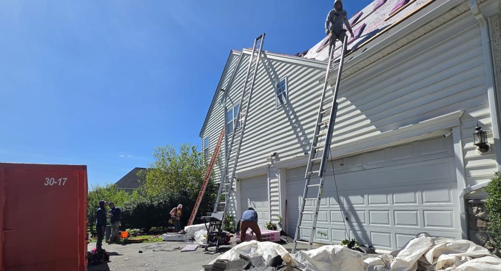 Installing a new roof in Middletown, DE