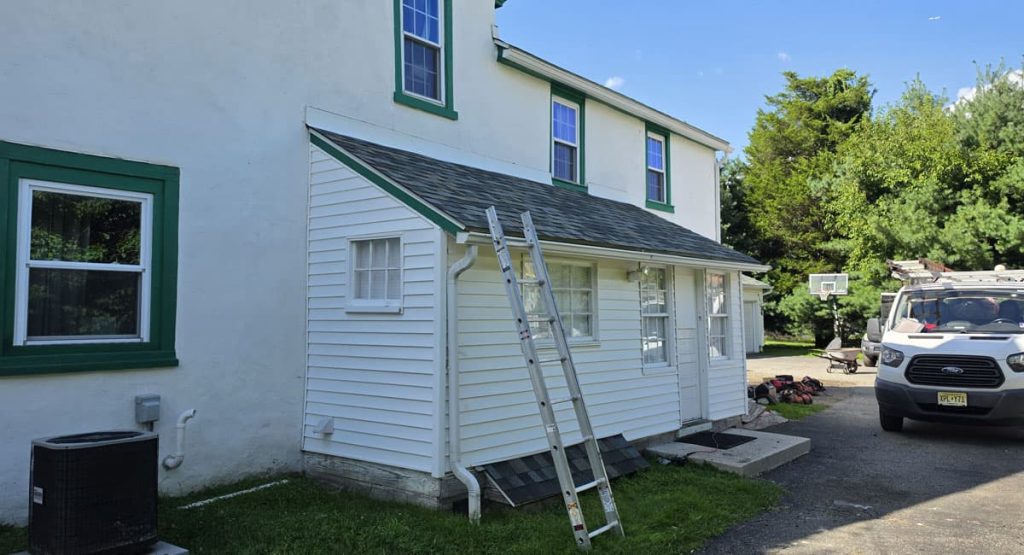 New Evergreen Mist colored roof in Marcus Hook, PA