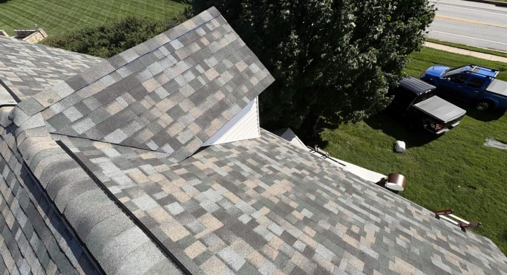 New Evergreen Mist colored roof in Marcus Hook, PA