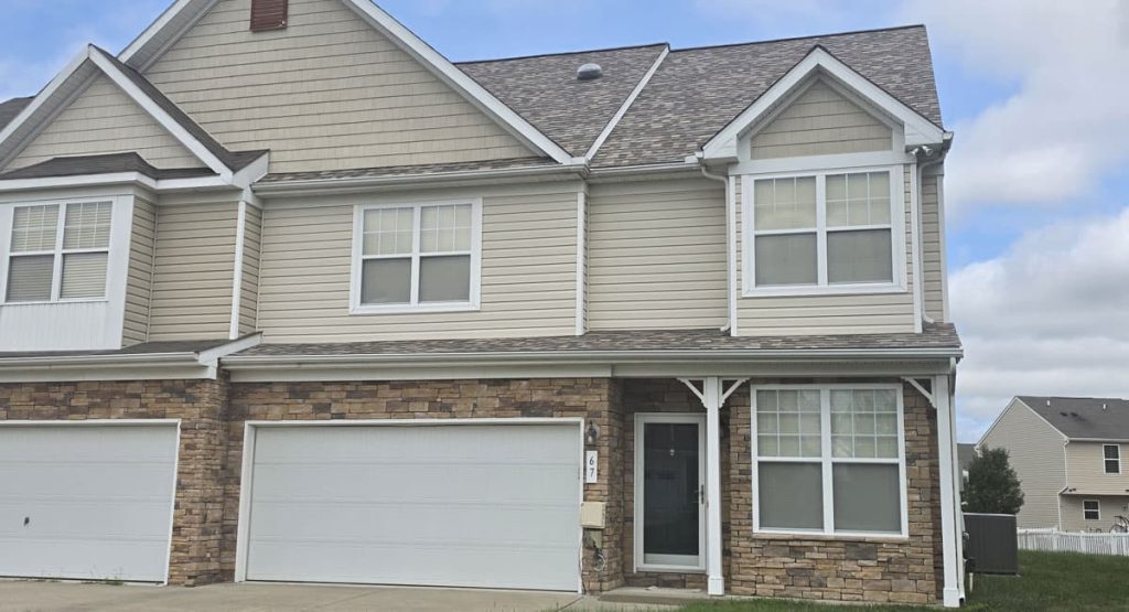 New Sand Dune colored roof in Dover, DE