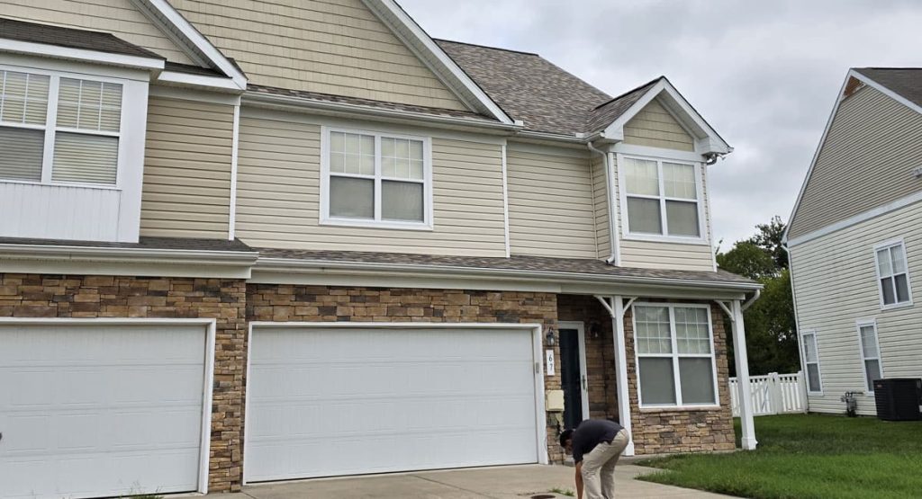 New Sand Dune colored roof in Dover, DE