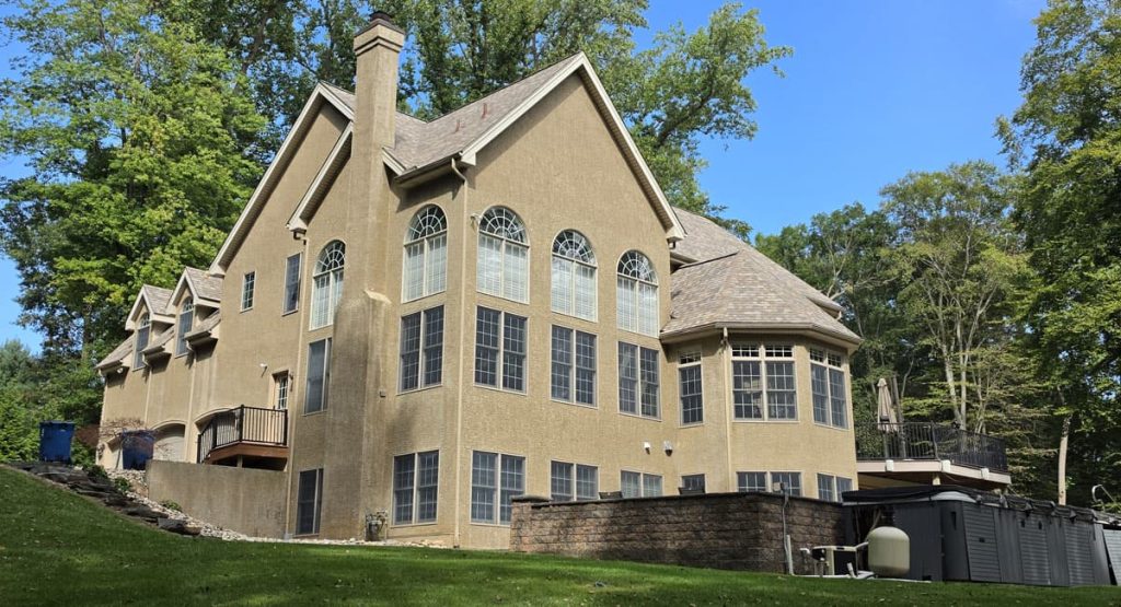 New Sand Dune colored roof in Landendberg, PA