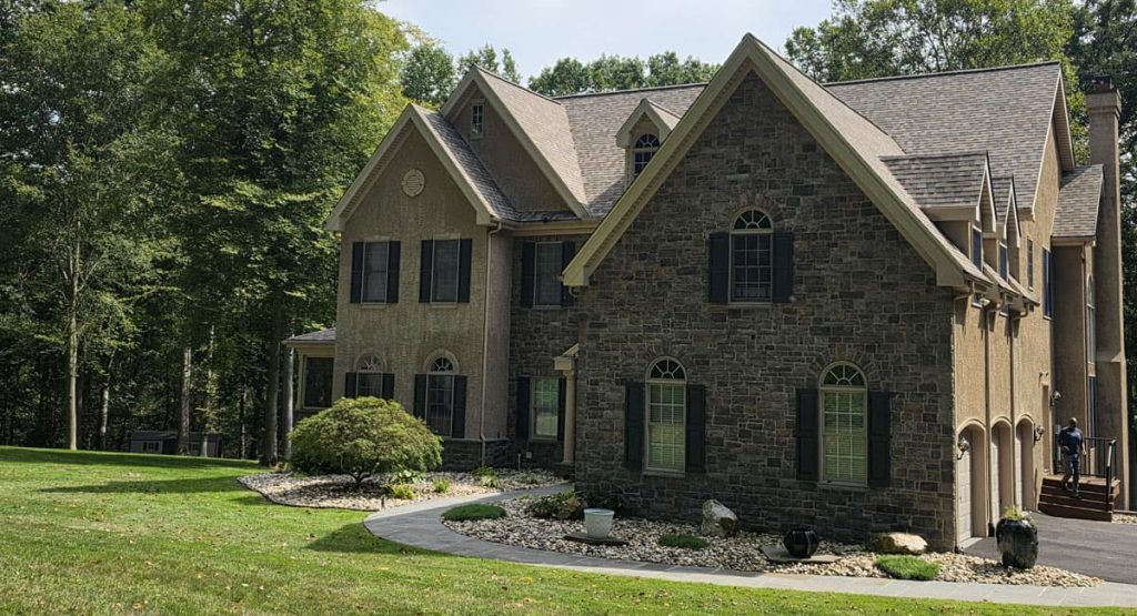 New Sand Dune colored roof in Landendberg, PA