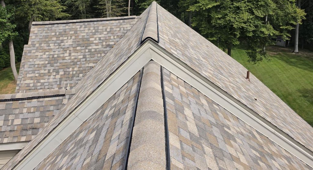 New Sand Dune colored roof in Landendberg, PA