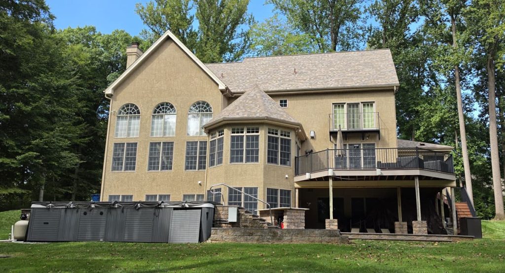 New Sand Dune colored roof in Landendberg, PA