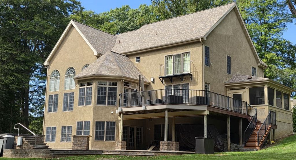New Sand Dune colored roof in Landendberg, PA